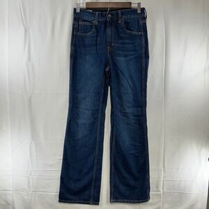 Gap Vintage Flare Jeans Womens 27/4 Regular Dark Indigo High Rise Stretch